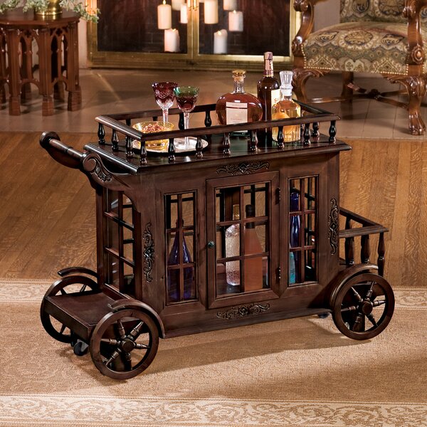 Design Toscano Cranbrook Manor Cordial Carriage Bar Cart & Reviews